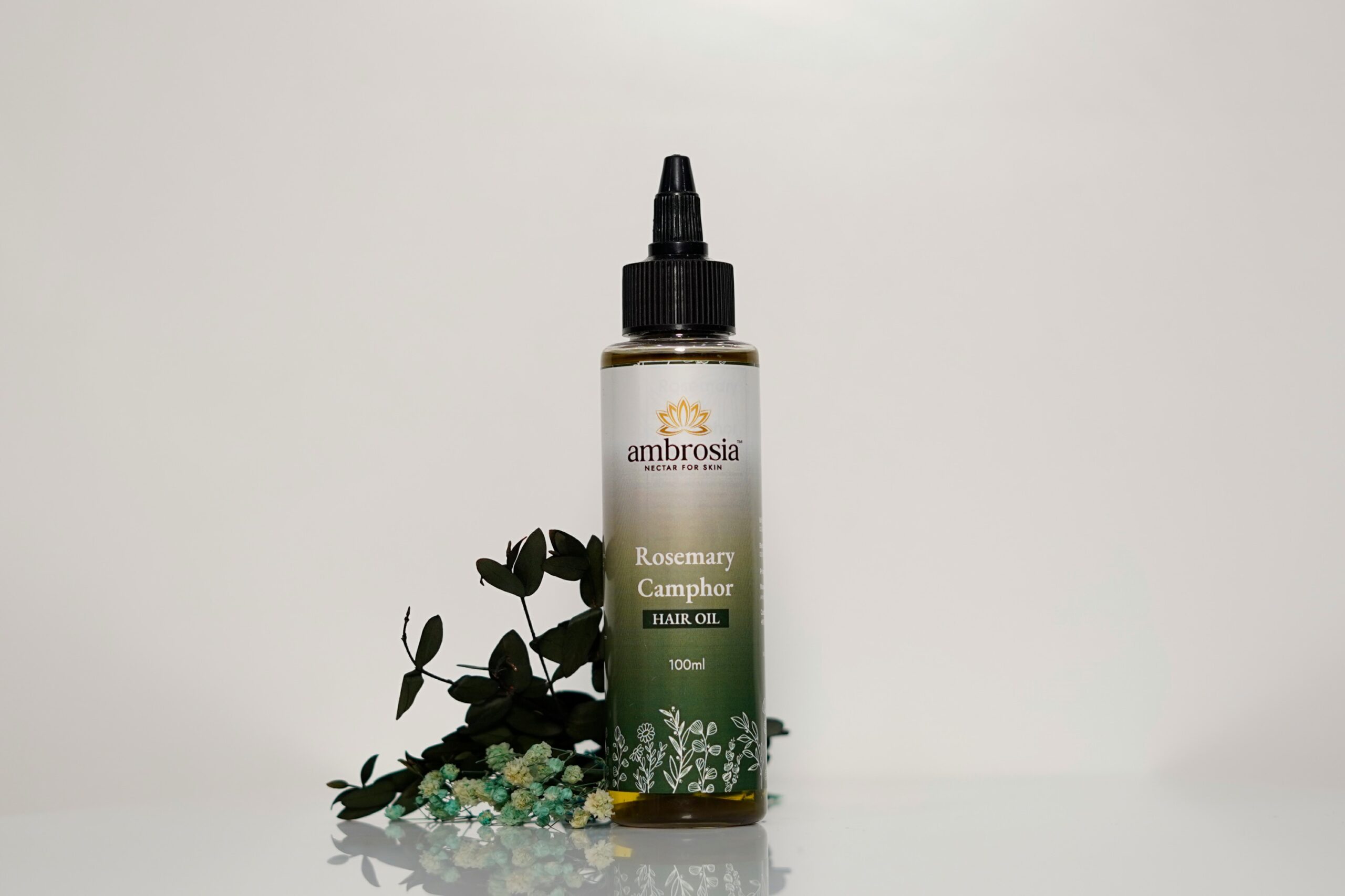 Rosemary-Camphor Infused Hair Oil